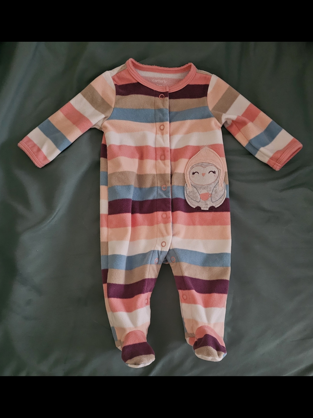3m Carter's Owl Onesie